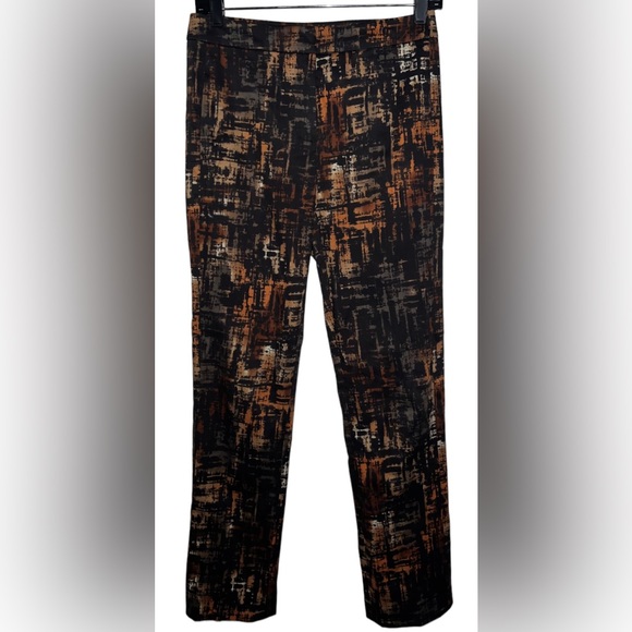 CARLISLE HARVEST COTTON STRETCH STRAIGHT DRESS PANTS BROWN SIZE 0 Retail $345 - Picture 1 of 3